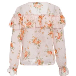New Princesse Fleurie Blouse à Fleurs Fluide