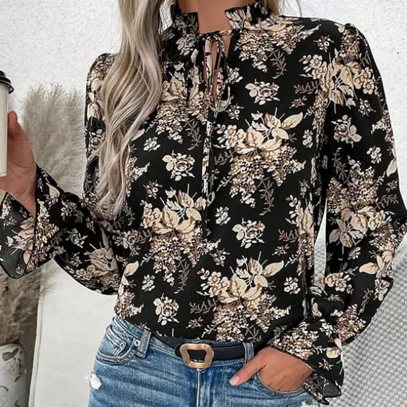Fashion Princesse Fleurie Blouse Bohème Fleurie