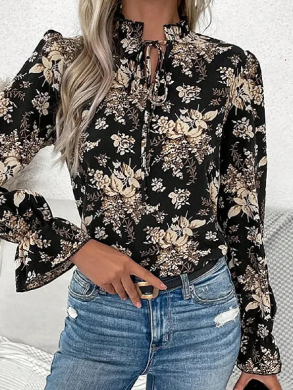 Fashion Princesse Fleurie Blouse Bohème Fleurie