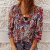 Discount Princesse Fleurie Blouse Fleurie avec Noeud