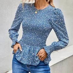 Discount Princesse Fleurie Blouse Fleurie Bleue