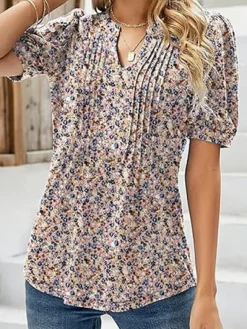 New Princesse Fleurie Blouse Fleurie Champêtre