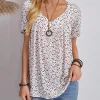 Online Princesse Fleurie Blouse Fleurie Col V