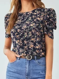 Flash Sale Princesse Fleurie Blouse Fleurie Élégante