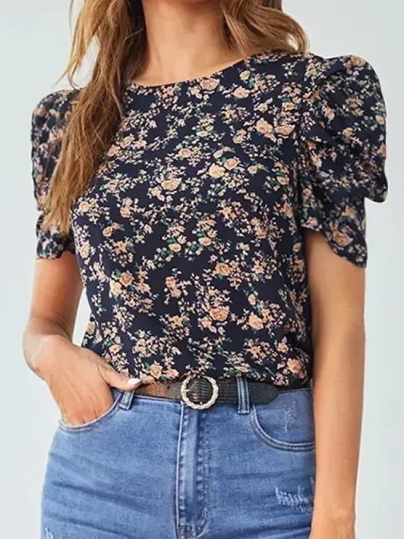 Flash Sale Princesse Fleurie Blouse Fleurie Élégante