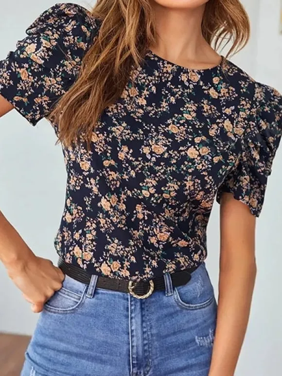 Flash Sale Princesse Fleurie Blouse Fleurie Élégante