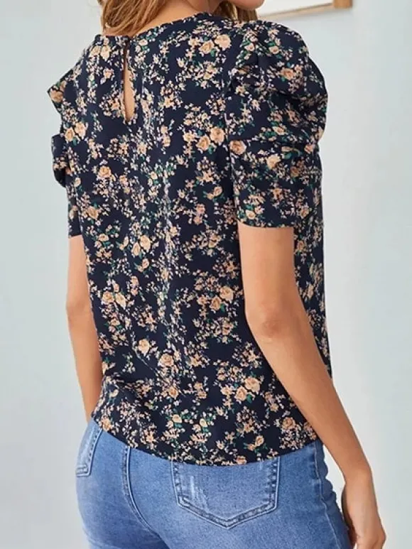 Flash Sale Princesse Fleurie Blouse Fleurie Élégante