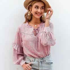 Clearance Princesse Fleurie Blouse Fleurie Rose