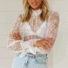 Best Sale Princesse Fleurie Blouse Fleurie Transparente