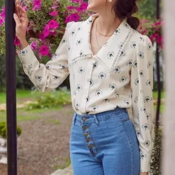 Flash Sale Princesse Fleurie Blouse Fleurie Vintage
