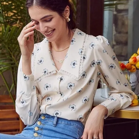 Flash Sale Princesse Fleurie Blouse Fleurie Vintage
