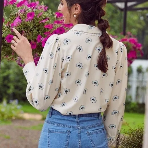 Flash Sale Princesse Fleurie Blouse Fleurie Vintage