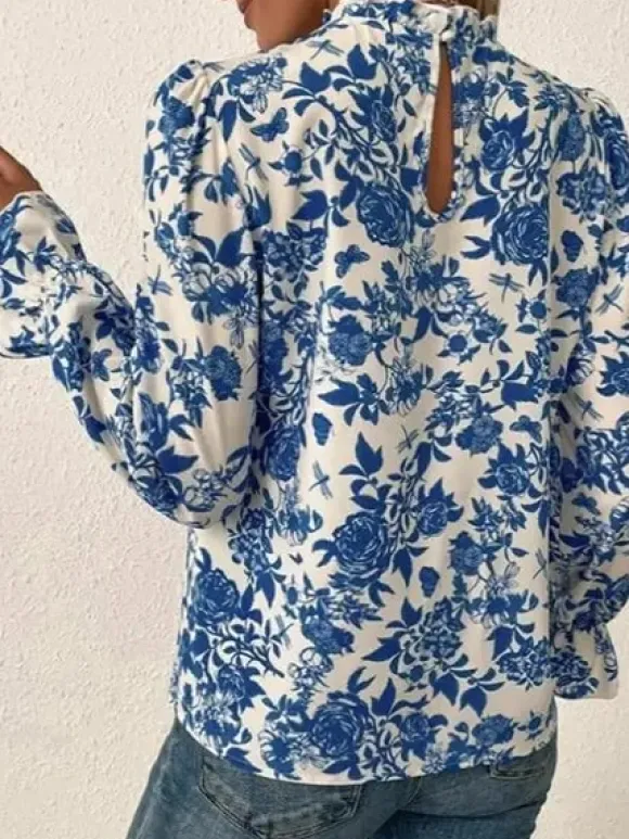 Store Princesse Fleurie Blouse Imprimée Fleurs