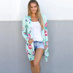 Sale Princesse Fleurie Cardigan Long Fleuri