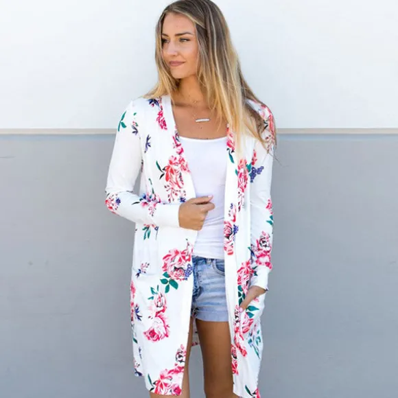 Sale Princesse Fleurie Cardigan Long Fleuri