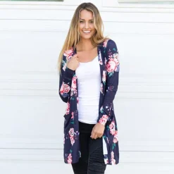 Sale Princesse Fleurie Cardigan Long Fleuri