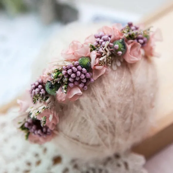 Online Princesse Fleurie Couronne de Fleurs Bébé