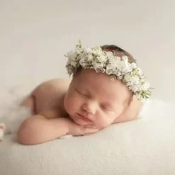 Online Princesse Fleurie Couronne de Fleurs Bébé
