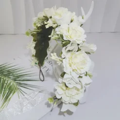 Shop Princesse Fleurie Couronne de Fleurs Blanches