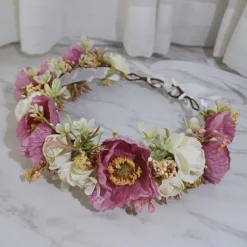 Outlet Princesse Fleurie Couronne de Fleurs Demoiselle d'Honneur