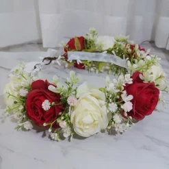 Hot Princesse Fleurie Couronne de Fleurs Mariage