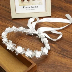 Cheap Princesse Fleurie Couronne de Fleurs Mariée