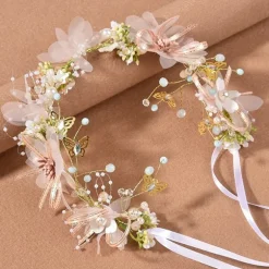 New Princesse Fleurie Couronne de Fleurs Petite Fille