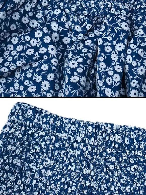 New Princesse Fleurie Jupe Courte Fleurie Taille Haute