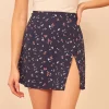 Cheap Princesse Fleurie Jupe Droite Courte Fleurie