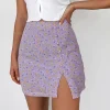Store Princesse Fleurie Jupe Fleurie Courte Pompons