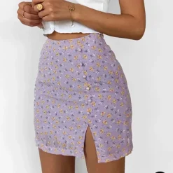 Store Princesse Fleurie Jupe Fleurie Courte Pompons