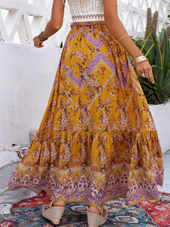 Shop Princesse Fleurie Jupe Fleurie Vintage