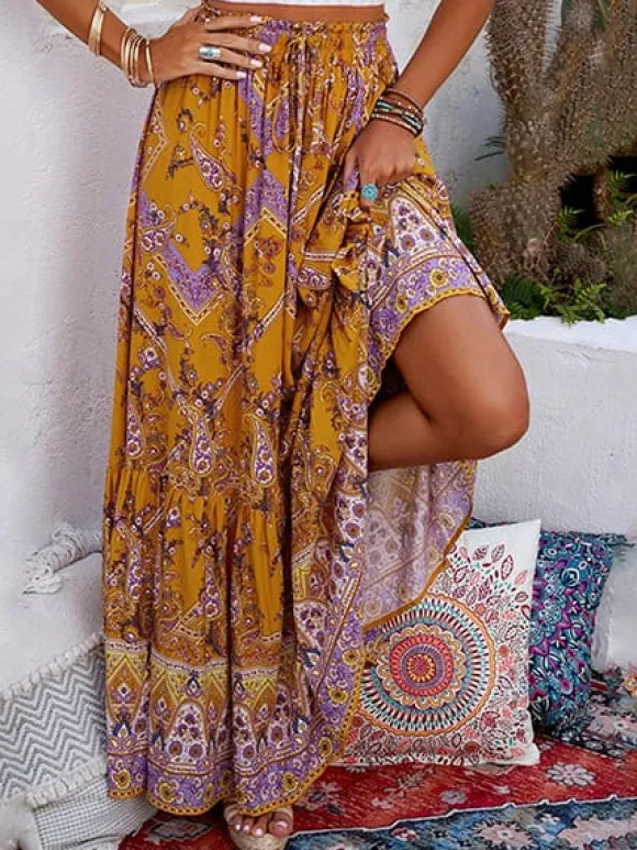 Shop Princesse Fleurie Jupe Fleurie Vintage