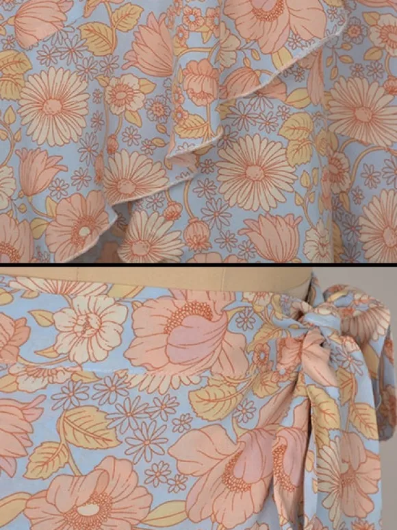 Clearance Princesse Fleurie Jupe Longue Fleurie Bohème