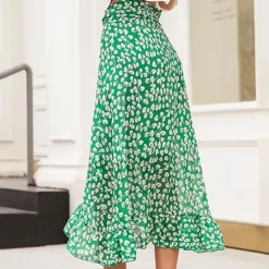 Fashion Princesse Fleurie Jupe Longue Fleurie Mousseline