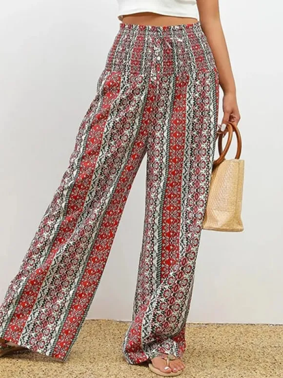 Shop Princesse Fleurie Pantalon Fluide Fleurie