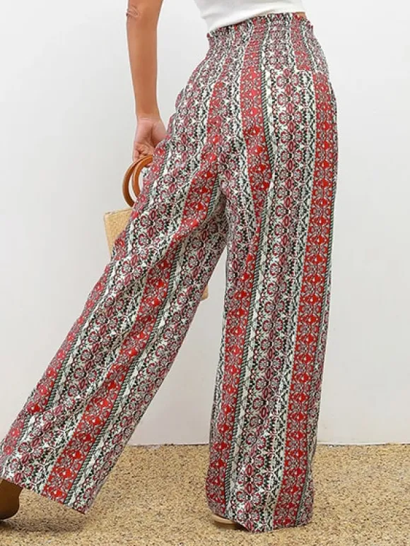 Shop Princesse Fleurie Pantalon Fluide Fleurie