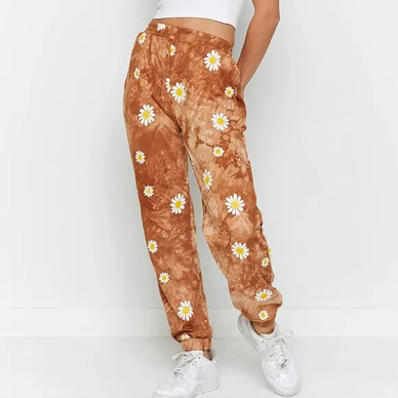 Flash Sale Princesse Fleurie Pantalon Motif Tournesol