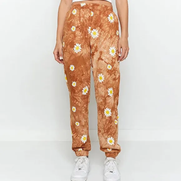 Flash Sale Princesse Fleurie Pantalon Motif Tournesol