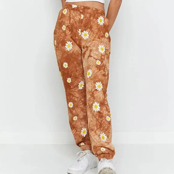 Flash Sale Princesse Fleurie Pantalon Motif Tournesol