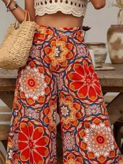 Flash Sale Princesse Fleurie Pantalon Palazzo Fleuri