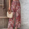 Best Princesse Fleurie Pantalon Évasé Fleuri