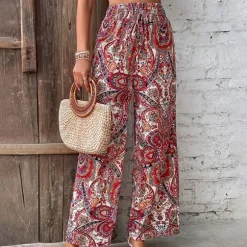 Best Princesse Fleurie Pantalon Évasé Fleuri