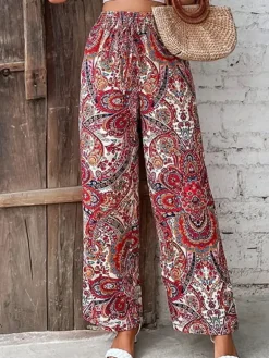 Best Princesse Fleurie Pantalon Évasé Fleuri