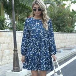 Shop Princesse Fleurie Robe Ample Fleurie Courte