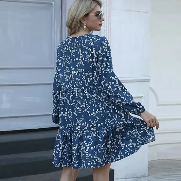 Shop Princesse Fleurie Robe Ample Fleurie Courte