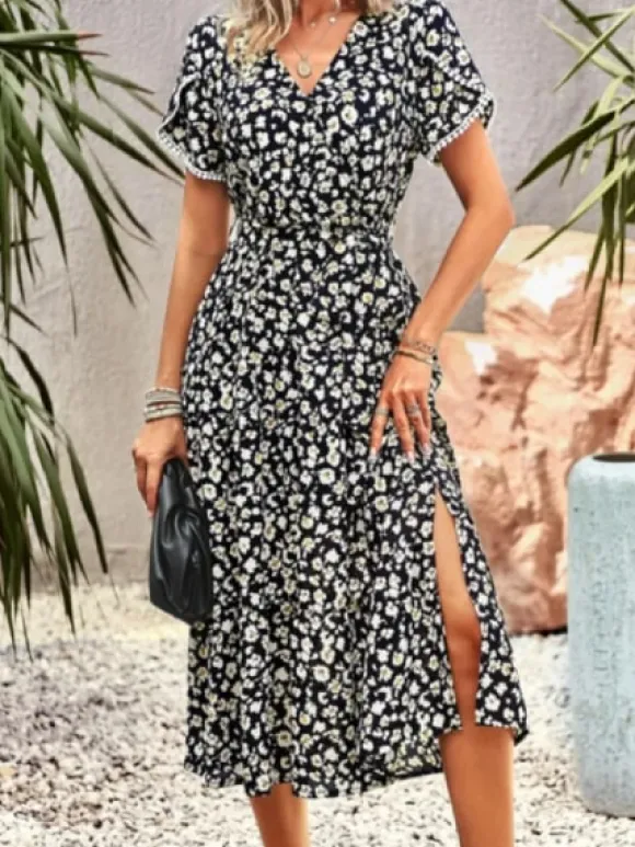 Shop Princesse Fleurie Robe Cocktail Fleurie