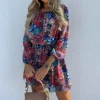 Store Princesse Fleurie Robe Courte Boho Fleurie