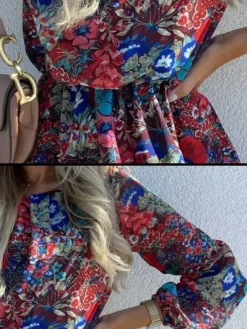 Store Princesse Fleurie Robe Courte Boho Fleurie