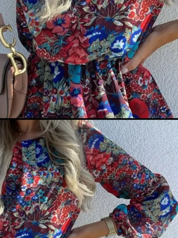 Store Princesse Fleurie Robe Courte Boho Fleurie